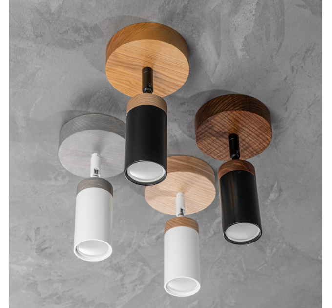 Wall sconce Black walnut Bathroom wall lighting Industrial light