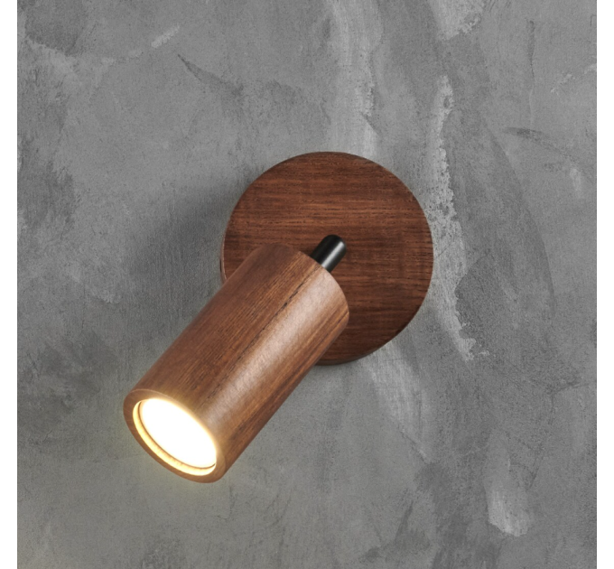 Wall sconce walnut Bathroom wall lighting Industrial light