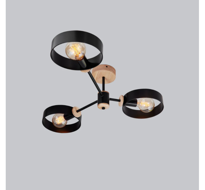 Midcentury chandelier Black Pendant lighting Mid Century Modern