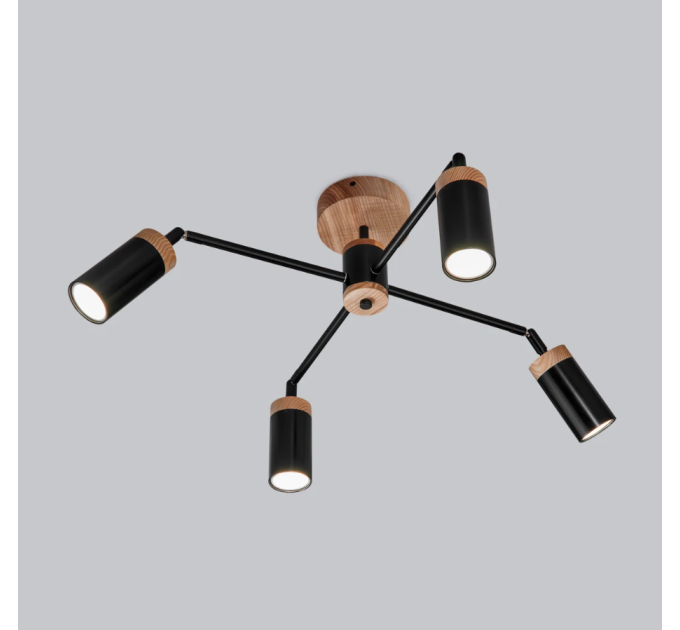 Transformer chandelier Midcentury Black Pendant lighting Mid Century Modern