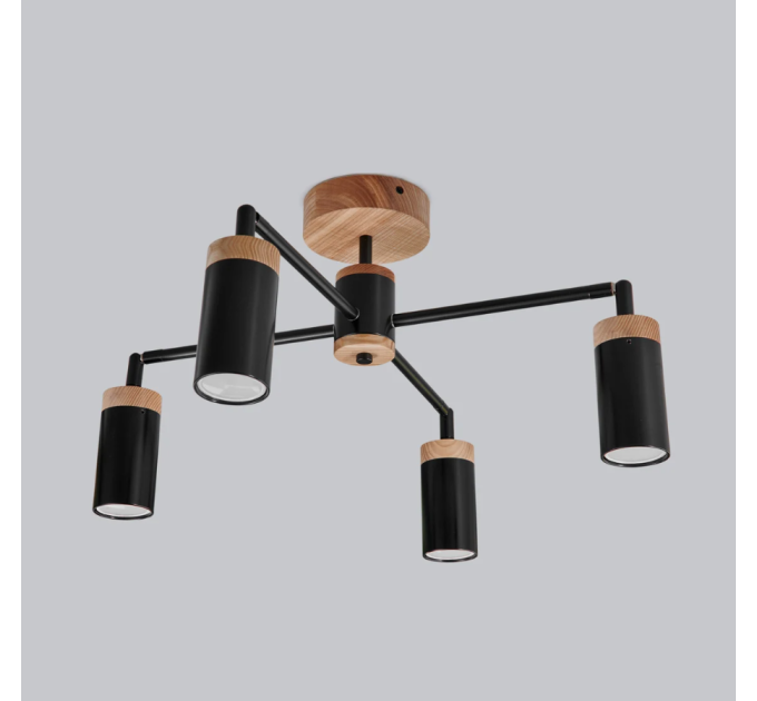 Transformer chandelier Midcentury Black Pendant lighting Mid Century Modern