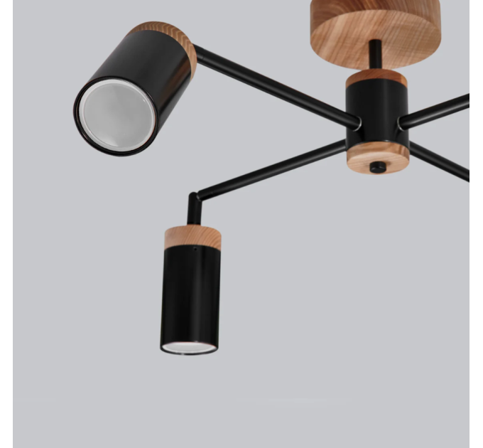 Transformer chandelier Midcentury Black Pendant lighting Mid Century Modern