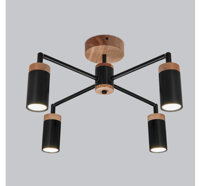 Transformer chandelier Midcentury Black Pendant lighting Mid Century Modern