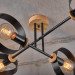 Midcentury chandelier Black Pendant lighting Mid Century Modern