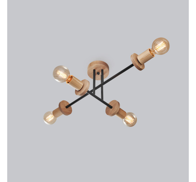 Midcentury chandelier Black Pendant lighting Mid Century Modern