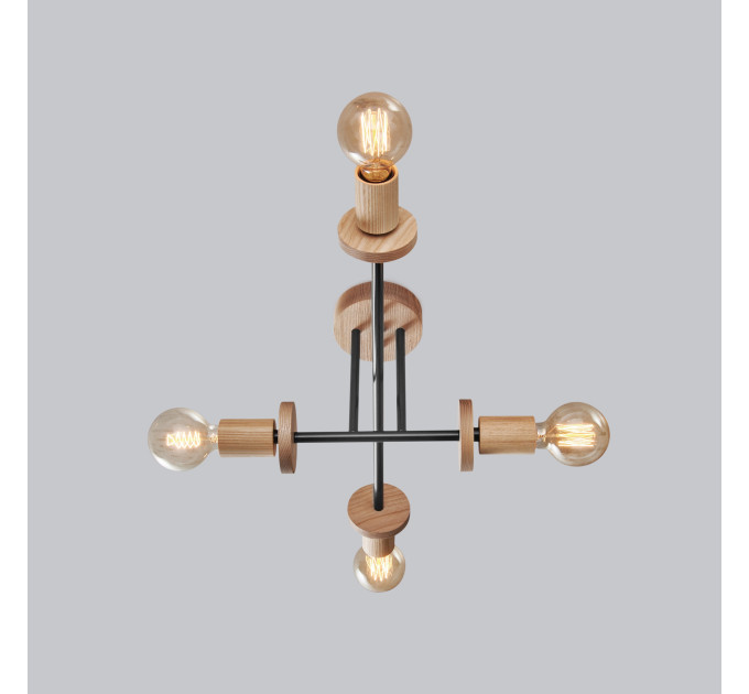 Midcentury chandelier Black Pendant lighting Mid Century Modern