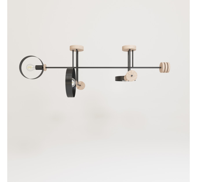 Long chandelier Pendant lighting Industrial light |GaffDesign