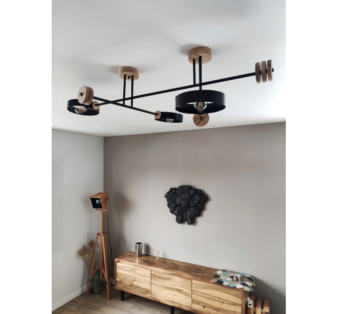 Long chandelier Pendant lighting Industrial light |GaffDesign