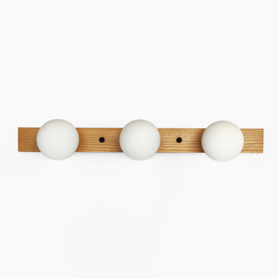 Vanity lighting Industrial wall light with 3 ball