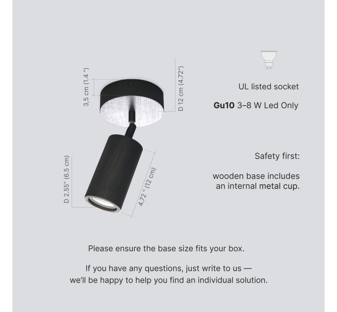 Ceiling light Black Pendant lighting Spot Vanity light Minimalist