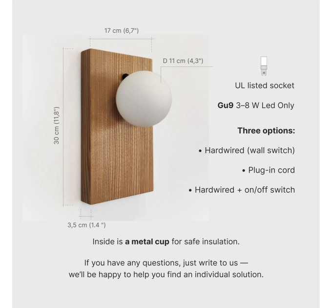 Bathroom sconce light Wall lighting Industrial light |GaffDesign