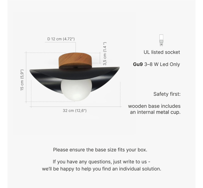 Ceiling lighting with schoolhouse style Hallway lamp |GaffDesign