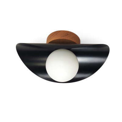 Oval black ceiling light Bedroom lighting  Vanity light