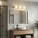 White wall light Vanity lighting Industrial |GaffDesign