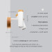 Wall lighting White industrial sconce Vanity light |GaffDesign