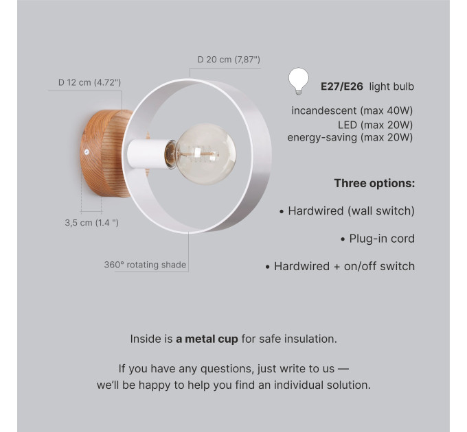 Wall sconce Wall light Vanity lighting |GaffDesign
