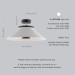 White black Big schoolhouse light Ceiling lighting Industrial light