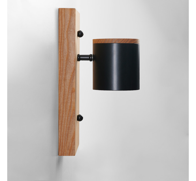 Wooden wall sconce Industrial lighting |GaffDesign