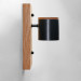 Wooden wall sconce Industrial lighting |GaffDesign