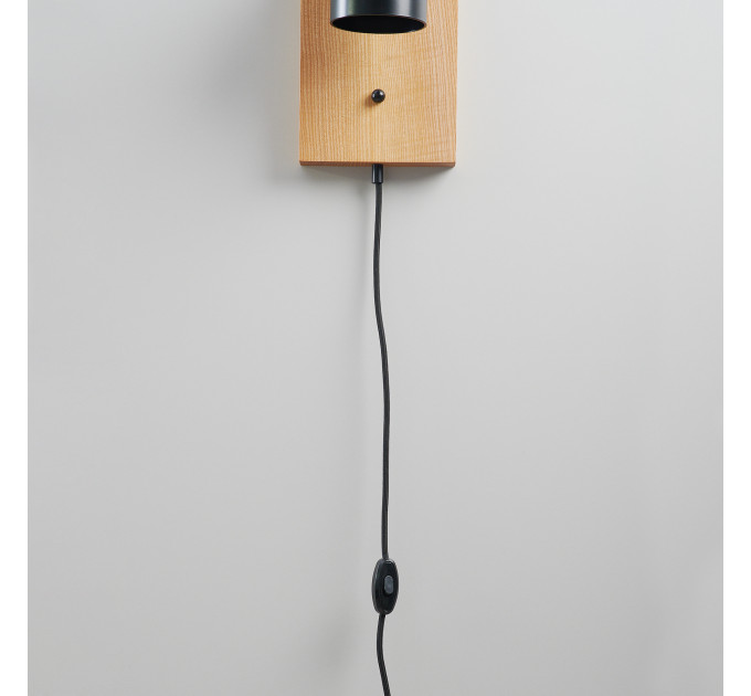 Wooden wall sconce Industrial lighting |GaffDesign