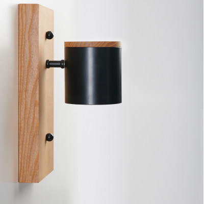 Wooden wall sconce Industrial lighting