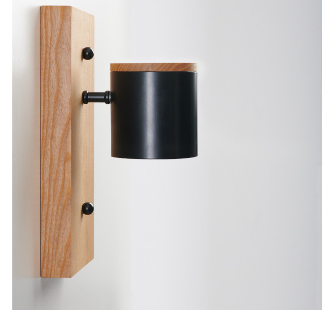 Wooden wall sconce Industrial lighting |GaffDesign