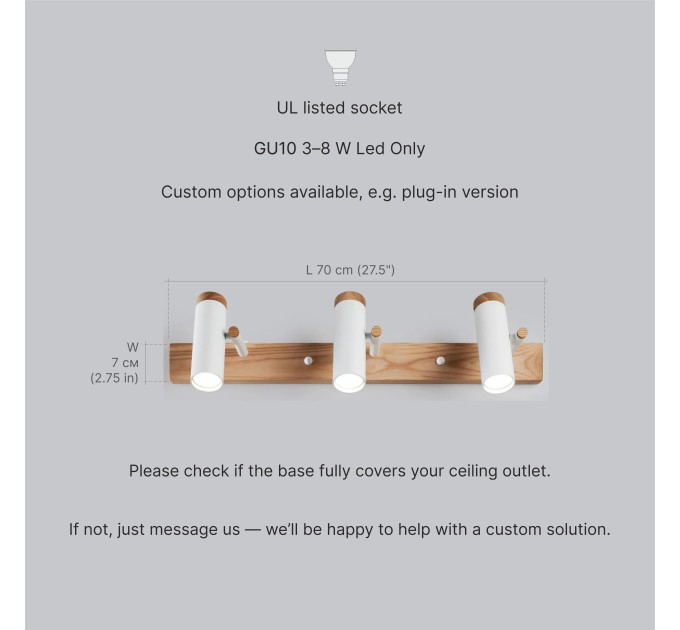 Bathroom light Vanity wall lighting |GaffDesign