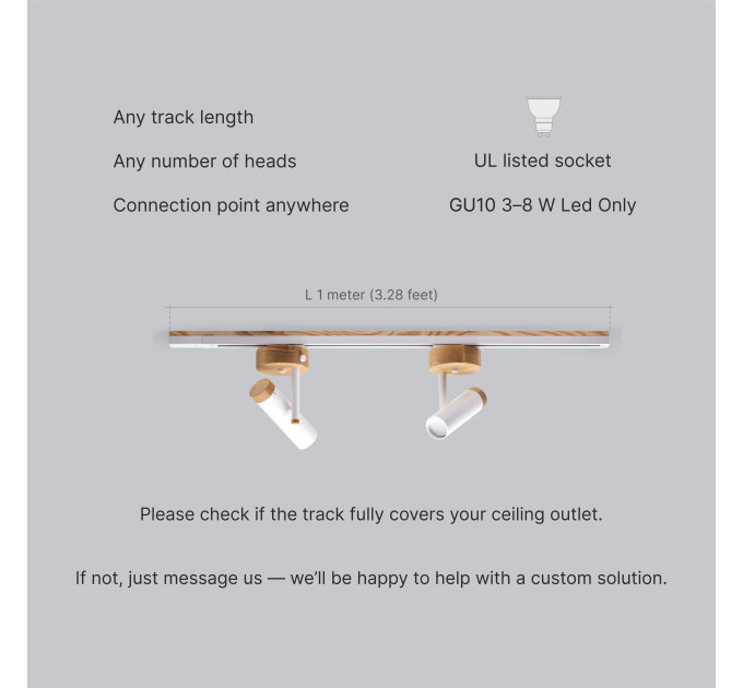 Ceiling lighting Industrial track light |GaffDesign