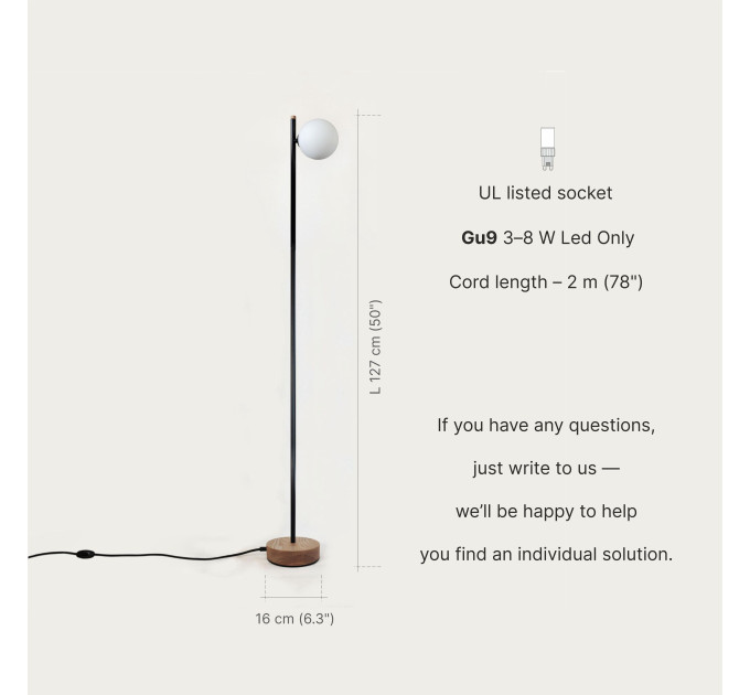 Modern Minimalist Floor Lamp |GaffDesign