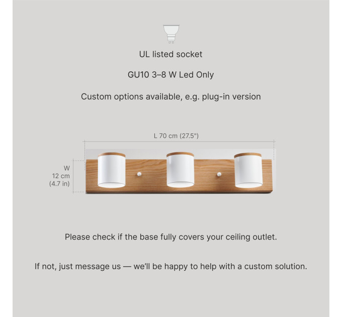 Vanity light Bathroom wall lighting Wall lighting |GaffDesign