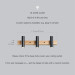 Vanity light Black bathroom wall lighting Wall lighting |GaffDesign