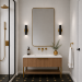 Wall light Double wall sconce Bathroom vanity lighting |GaffDesign