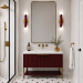 Wall light Double wall sconce Bathroom vanity lighting |GaffDesign