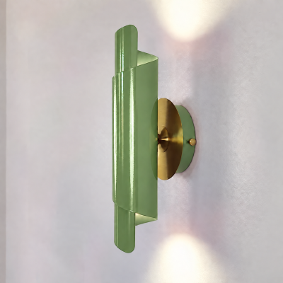 Green wall sconce Mid century sconce
