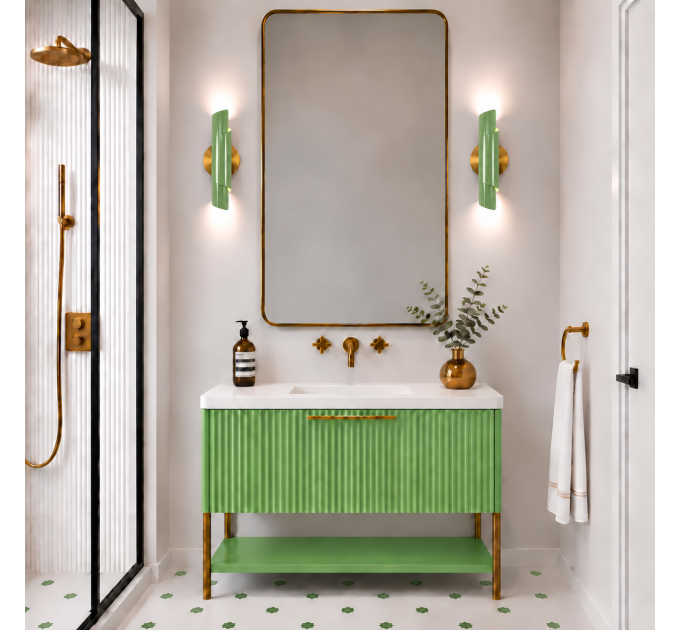 Wall light Double wall sconce Bathroom vanity lighting |GaffDesign