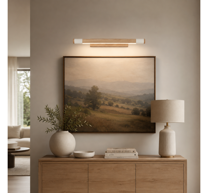 Laconic wall sconce Bathroom wall lighting Industrial light Line LED