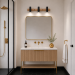 Vanity light Black bathroom wall lighting Wall lighting |GaffDesign