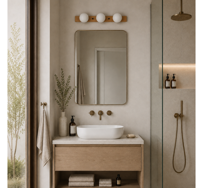 White wall light Vanity lighting Industrial |GaffDesign