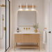 White wall light Vanity lighting Industrial |GaffDesign