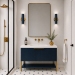 Wall light Double wall sconce Bathroom vanity lighting |GaffDesign