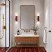 Wall light Double wall sconce Bathroom vanity lighting |GaffDesign