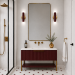Wall light Double wall sconce Bathroom vanity lighting |GaffDesign