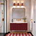 White wall light Vanity lighting Industrial |GaffDesign
