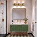 White wall light Vanity lighting Industrial |GaffDesign