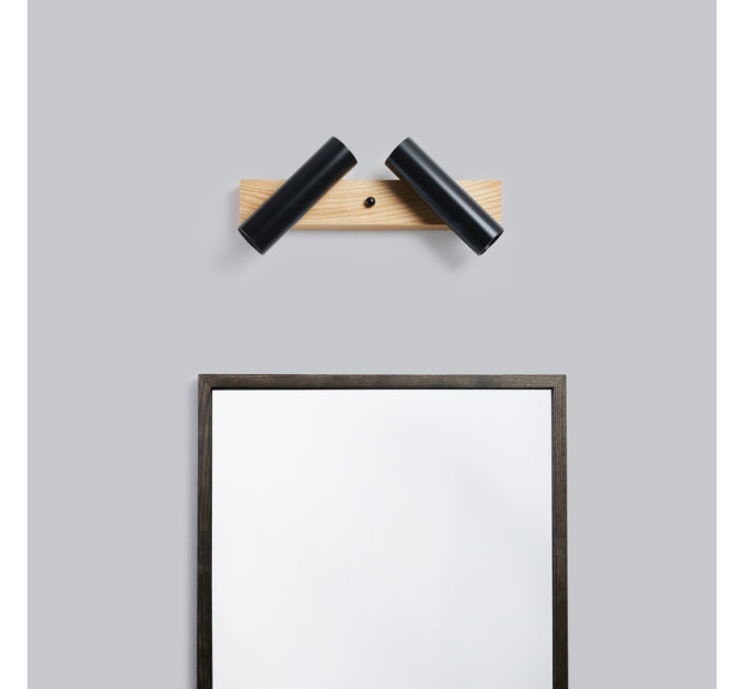 Black wall light Vanity lighting Industrial |GaffDesign