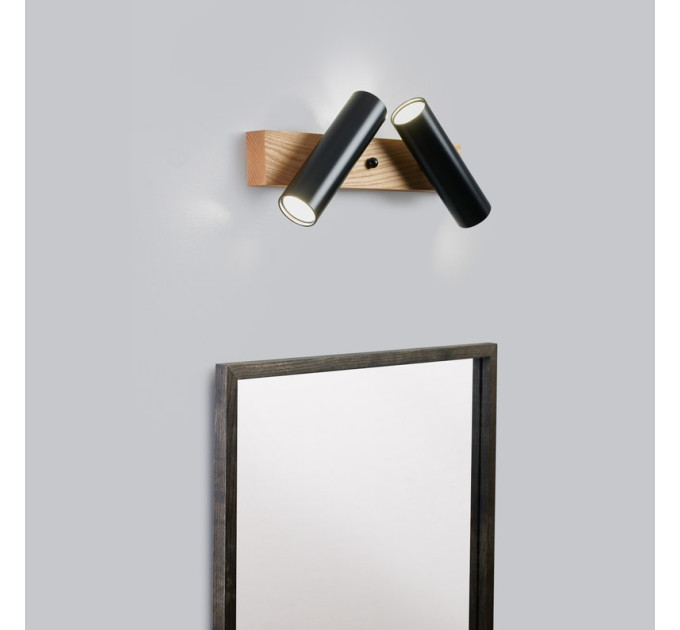 Black wall light Vanity lighting Industrial |GaffDesign