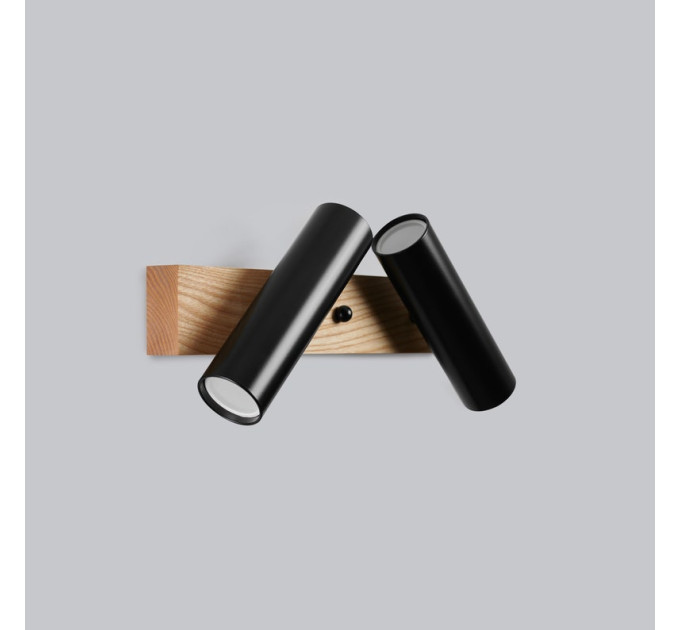 Black wall light Vanity lighting Industrial |GaffDesign