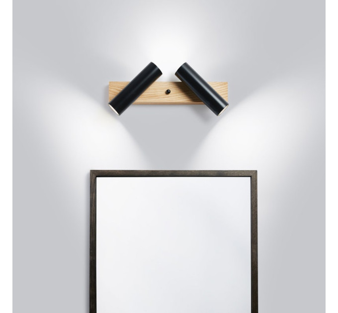 Black wall light Vanity lighting Industrial |GaffDesign