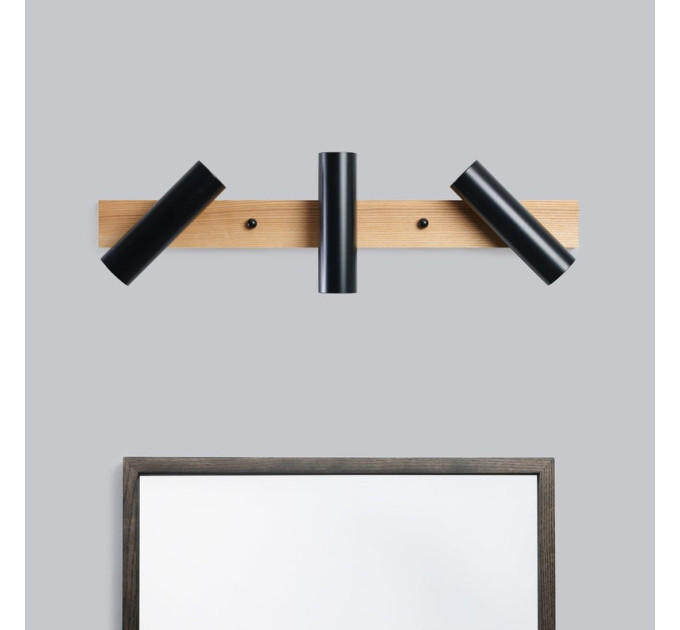 Vanity light Black bathroom wall lighting Wall lighting |GaffDesign