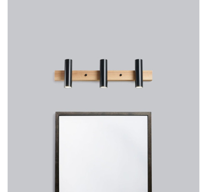 Vanity light Black bathroom wall lighting Wall lighting |GaffDesign